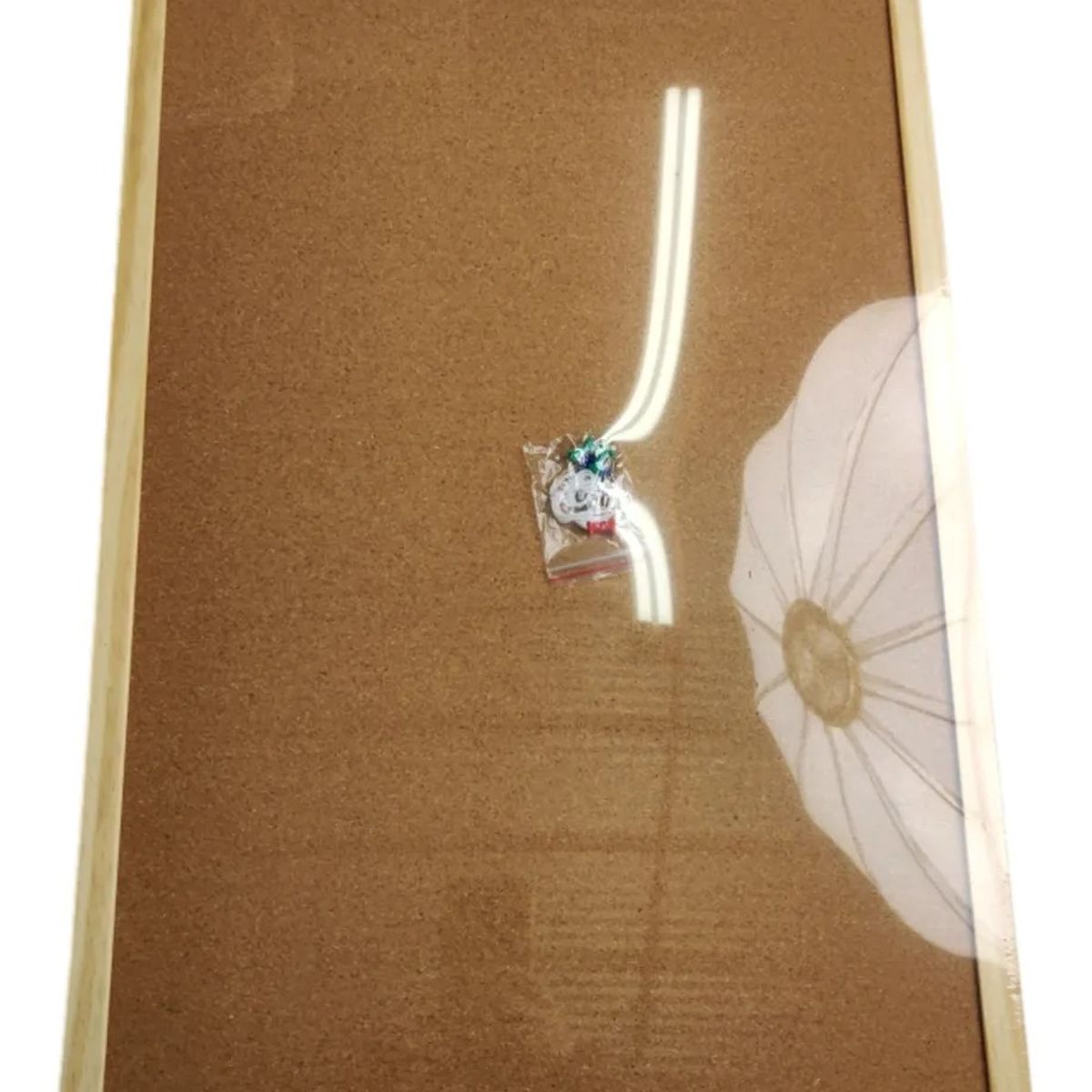 GENERICO - Pizarra Corcho 40x60 Cm Borde Madera Resistente Y Chinchetas