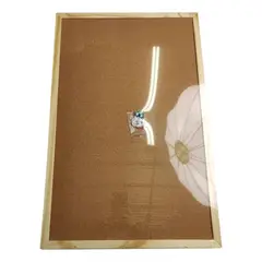 GENERICO - Pizarra Corcho 40x60 Cm Borde Madera Resistente Y Chinchetas