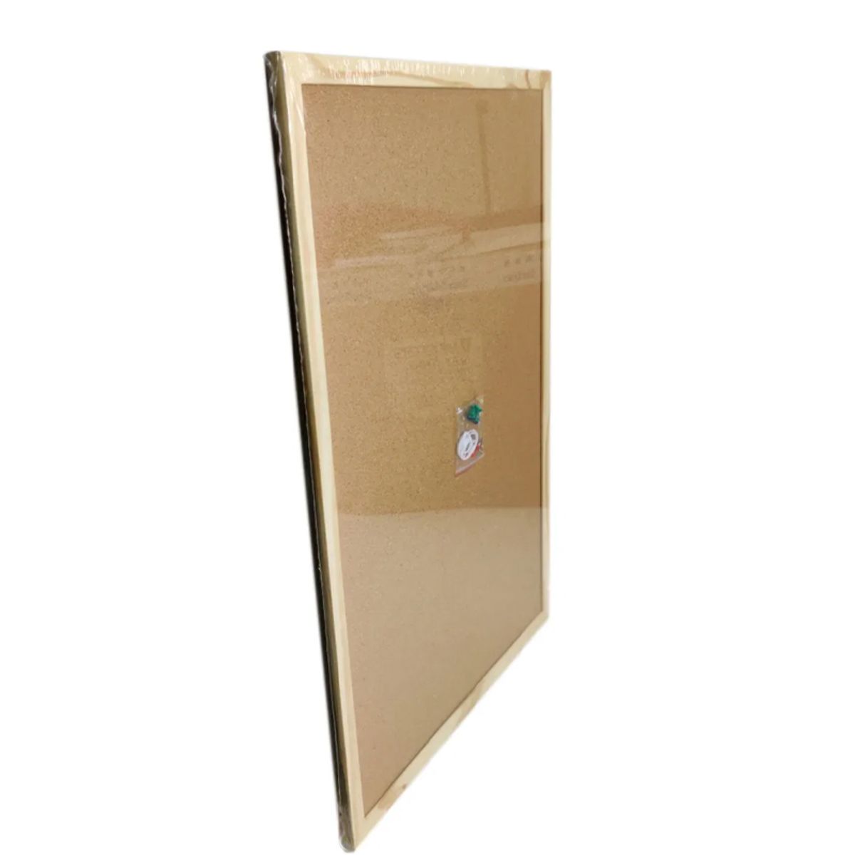 GENERICO - Pizarra Corcho 40x60 Cm Borde Madera Resistente Y Chinchetas