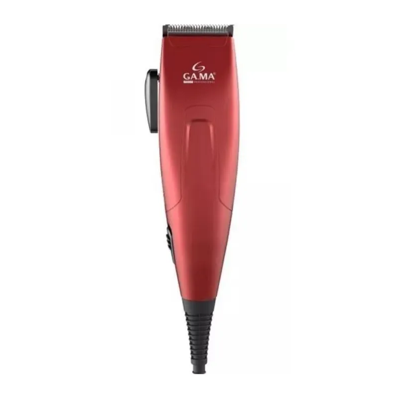 GAMA - Maquina Corta Pelo Barba 24 Accesorios Rojo GM562 Gama