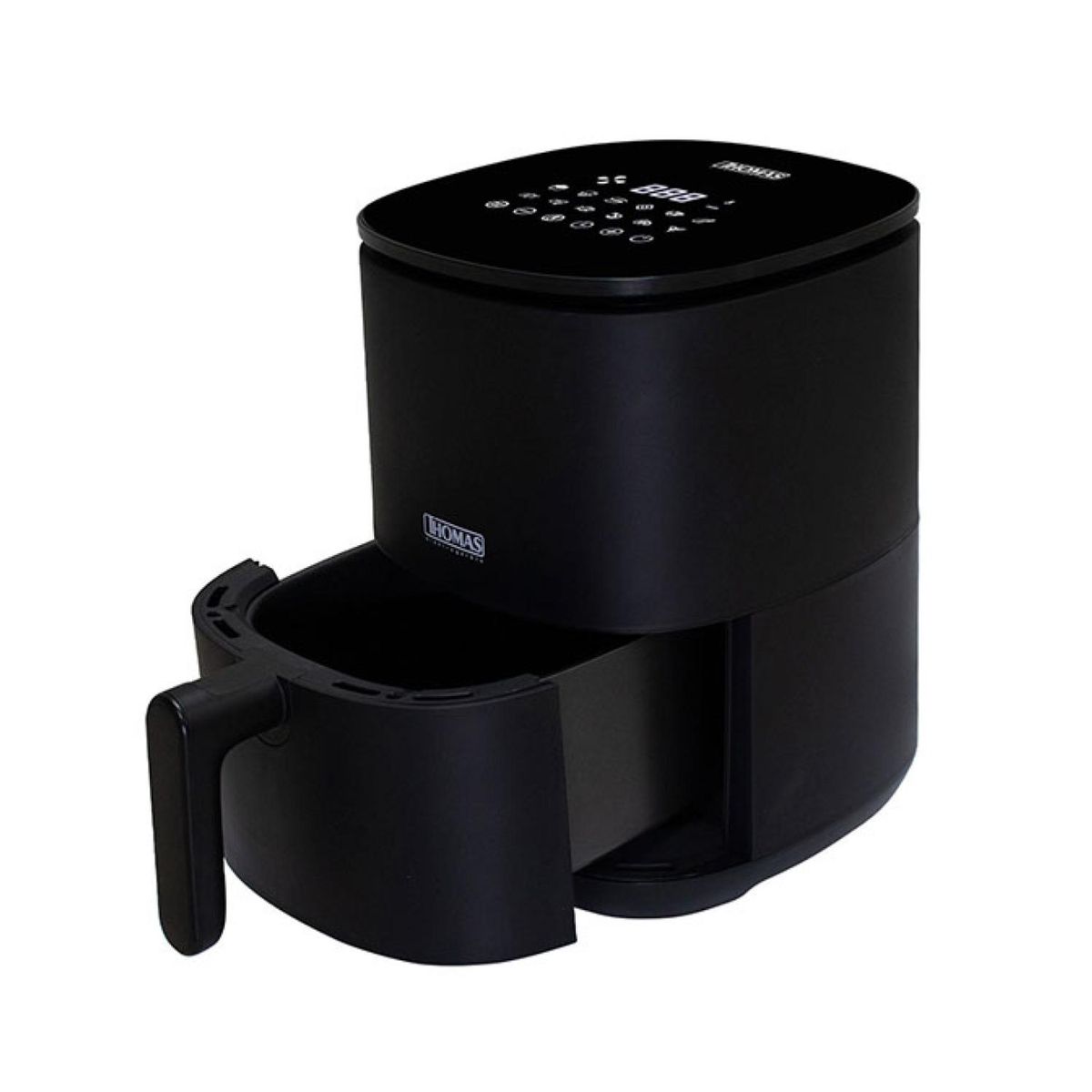 THOMAS - Freidora De Aire Air Fryer Digital 3L 1300W Negro TH-AF30DN.