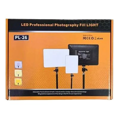 Imagen 2 del producto Panel Fotografía Video Led Estudio Luz De Relleno Pl-26