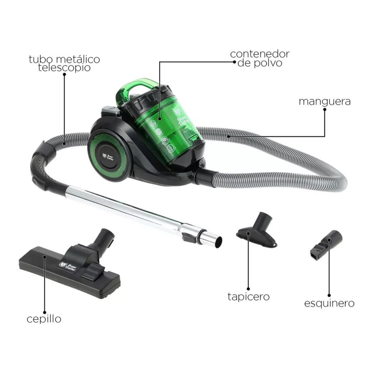 URSUS TROTTER - Aspiradora De Arrastre 2200ml 1400W Ut-Zyklon1402 Ursus Trotter