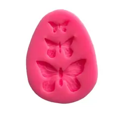 GENERICO - Molde Silicona Mariposas 3 figuras