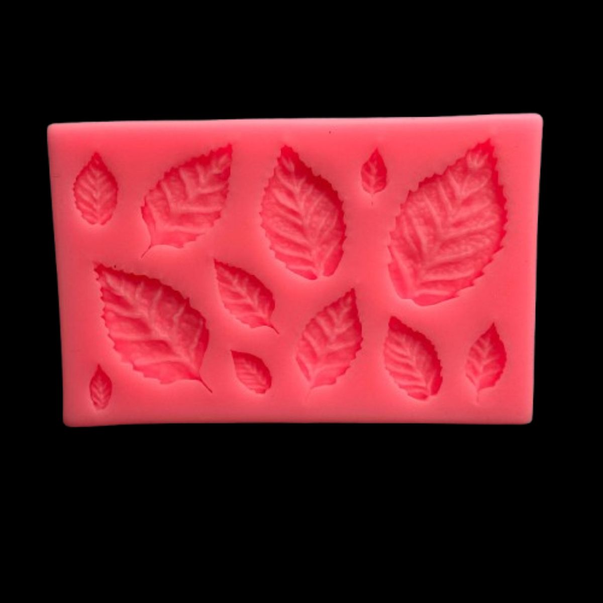 GENERICO - Molde Silicona Hojas 12 figuras