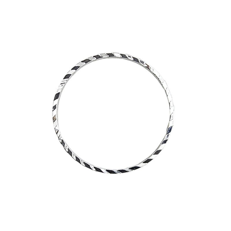 GENERICO - Argollas Cerradas Para Bisutería De Baño De Oro 5gr - Plateado