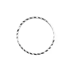 GENERICO - Argollas Cerradas Para Bisutería De Baño De Oro 5gr - Plateado