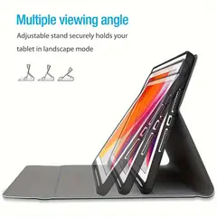 PUREPOWER - Funda con teclado en español para iPad 9.7 - Rosado