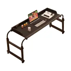 GLOBAL LATIN GROUP - Mesa Portátil Ajustable Ideal para Trabajar y Estudiar - Negro