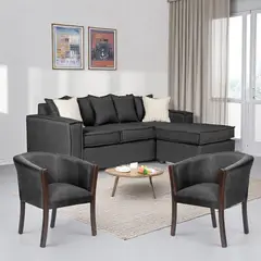 SITIAL HOME - LIVING 311 HAVANNA MARENGO SECCIONAL Y PAR DE SITIALES