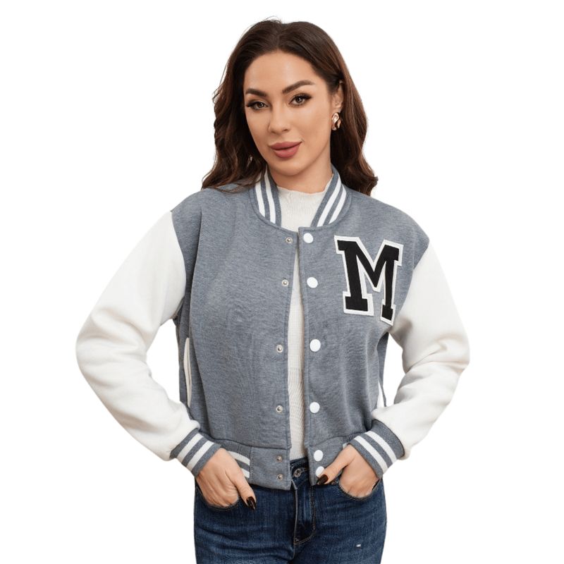 D'JOE - Chaqueta Poleron Universitario Mujer Madrid.
