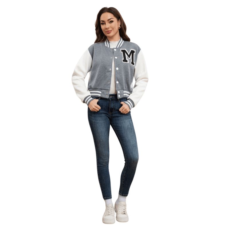 D'JOE - Chaqueta Poleron Universitario Mujer Madrid.