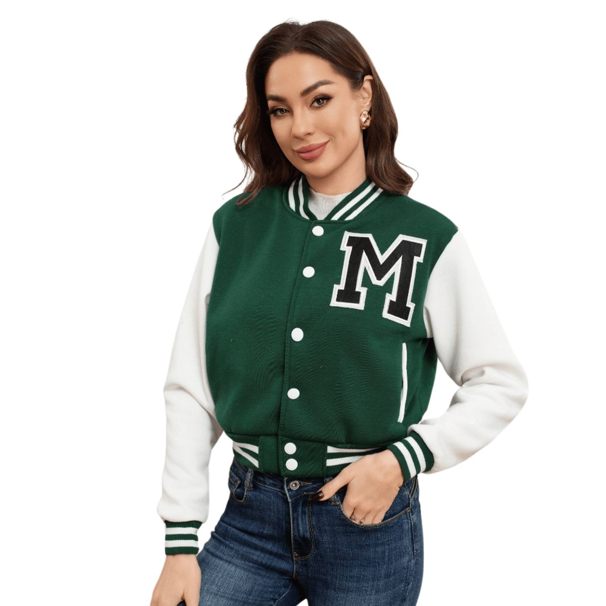 D'JOE - Chaqueta Poleron Universitario Mujer Madrid