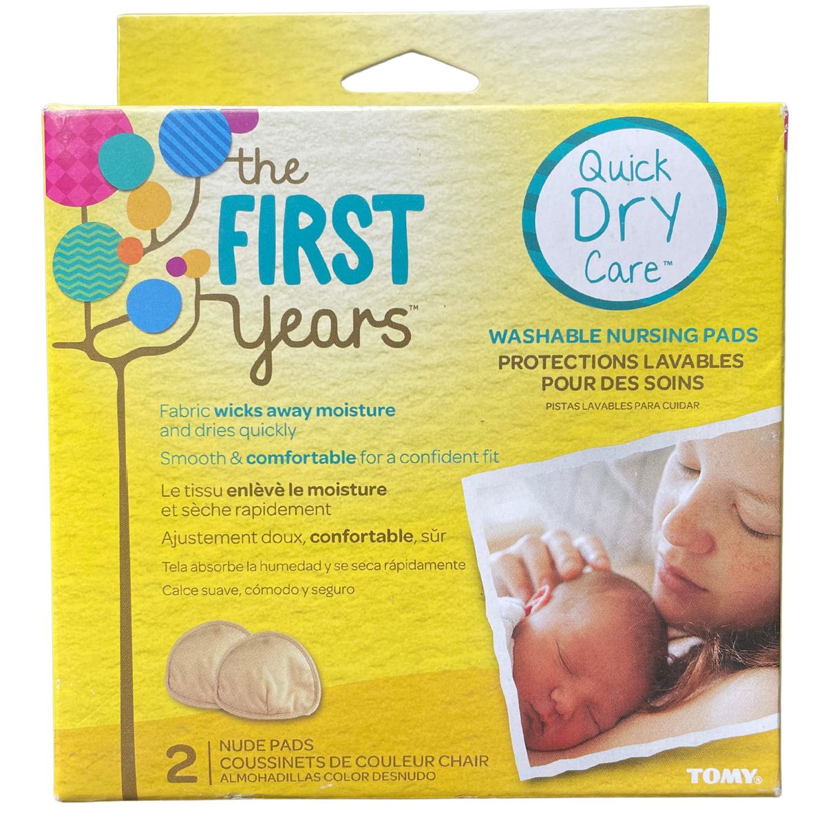 THE FIRST YEARS - PACK 2 PROTECTOR PECHO LACTANCIA REUTILIZABLES