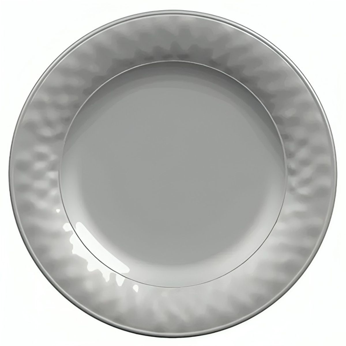 HALLEN - Plato De Fondo Melamina 28Cm Provenzal Gris