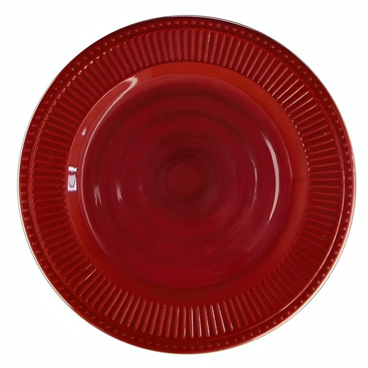 HALLEN - Platillo té Melamina 15 cm Mediterránea ROJO.