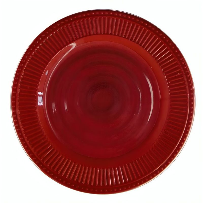 HALLEN - Platillo té Melamina 15 cm Mediterránea ROJO.