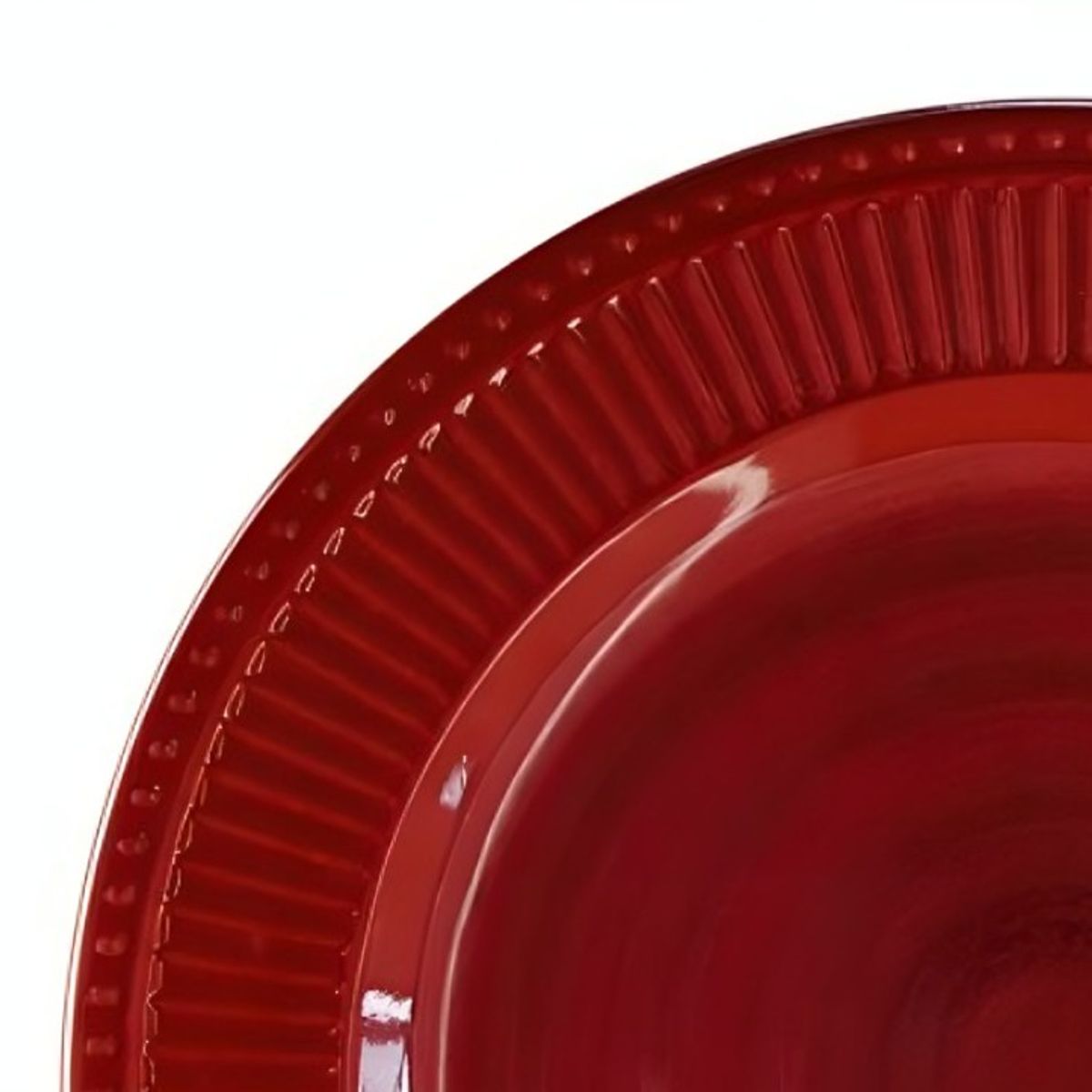 HALLEN - Platillo té Melamina 15 cm Mediterránea ROJO