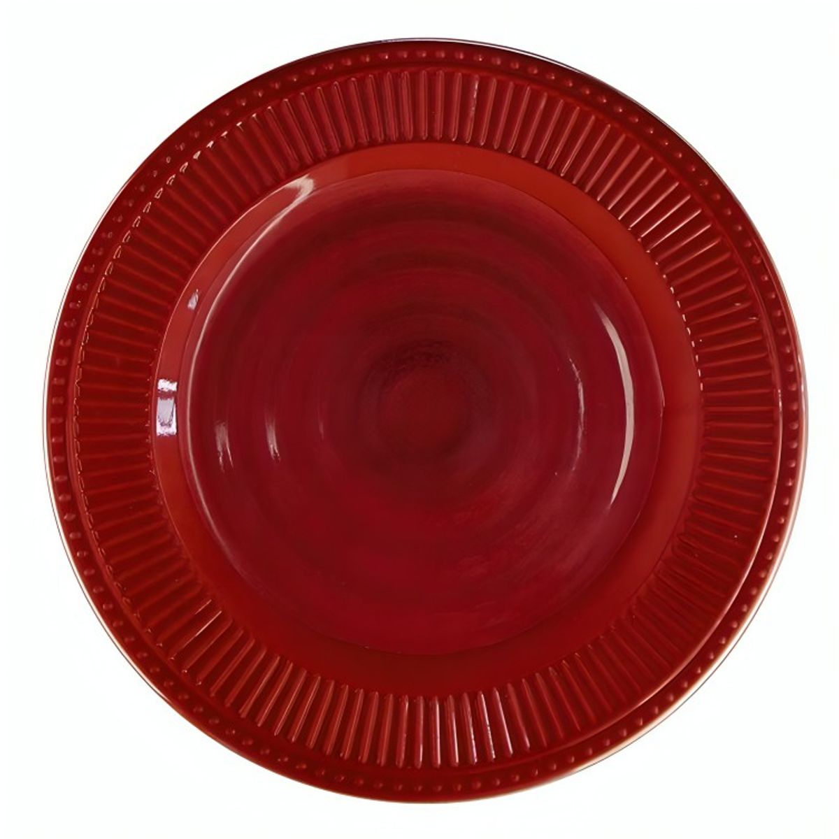 HALLEN - Platillo té Melamina 15 cm Mediterránea ROJO