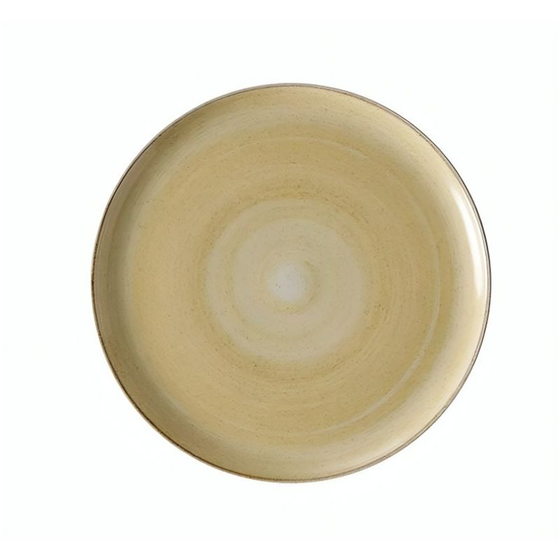 CORONA - Plato coupe 28 cm mostaza Artisan