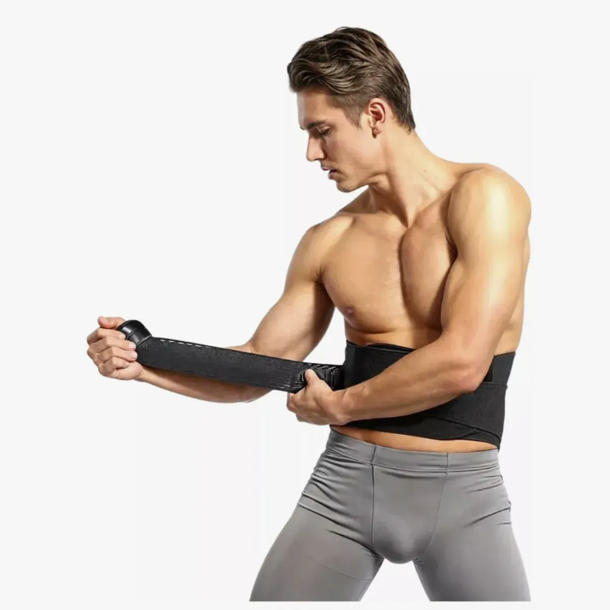 GENERICO - Faja Abdominal Unisex Con Banda Reductora Cinturón Deportivo