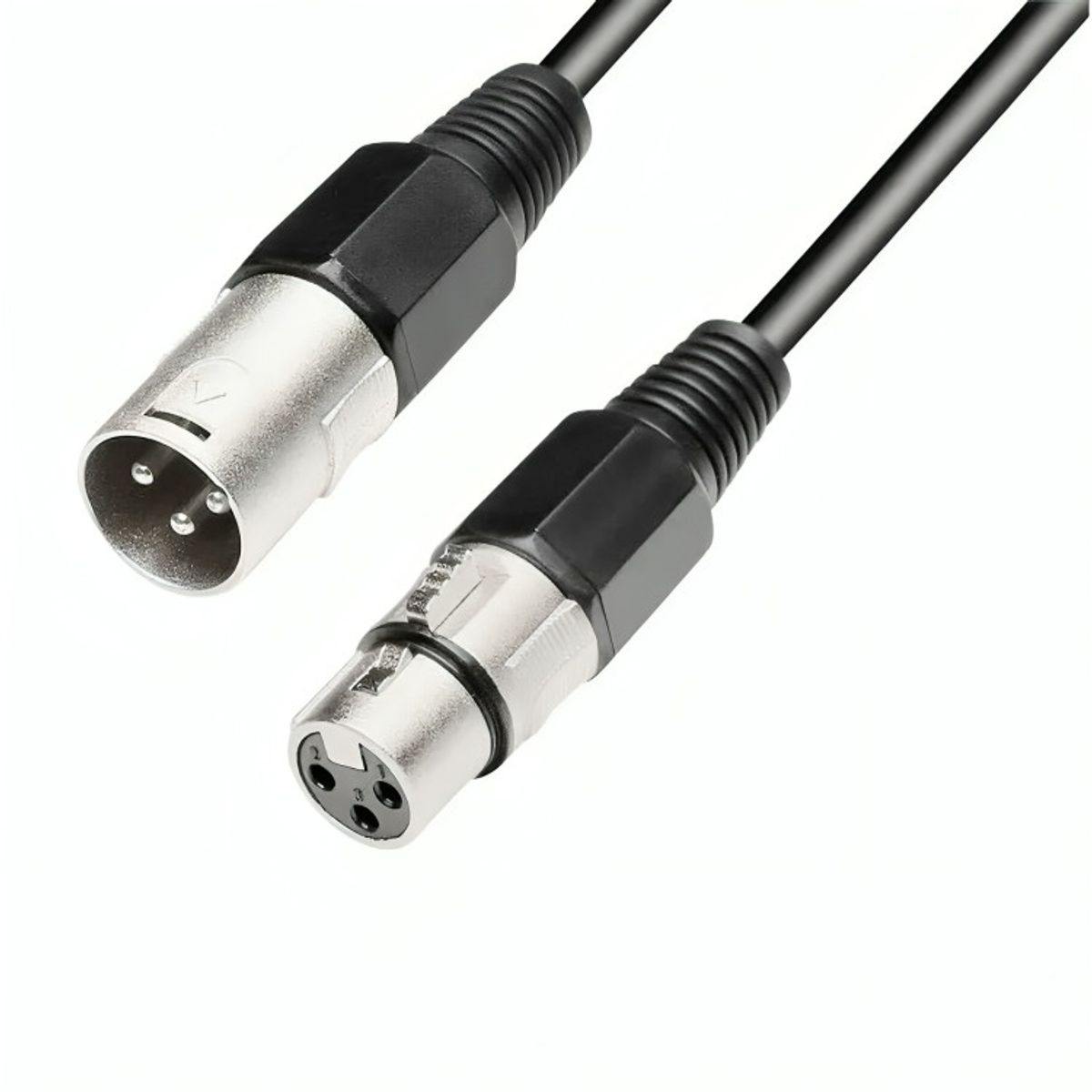 GENERICO - Cable Xlr Macho Hembra Balanceado De 1 Metro