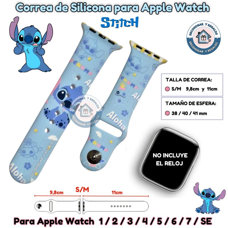GENERICO - Correa Para Apple Watch Stich 38-40-41MM SM.