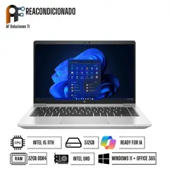 HP - Notebook Probook 440 G8 Power Windows 11 - Office365 Reacondicionado