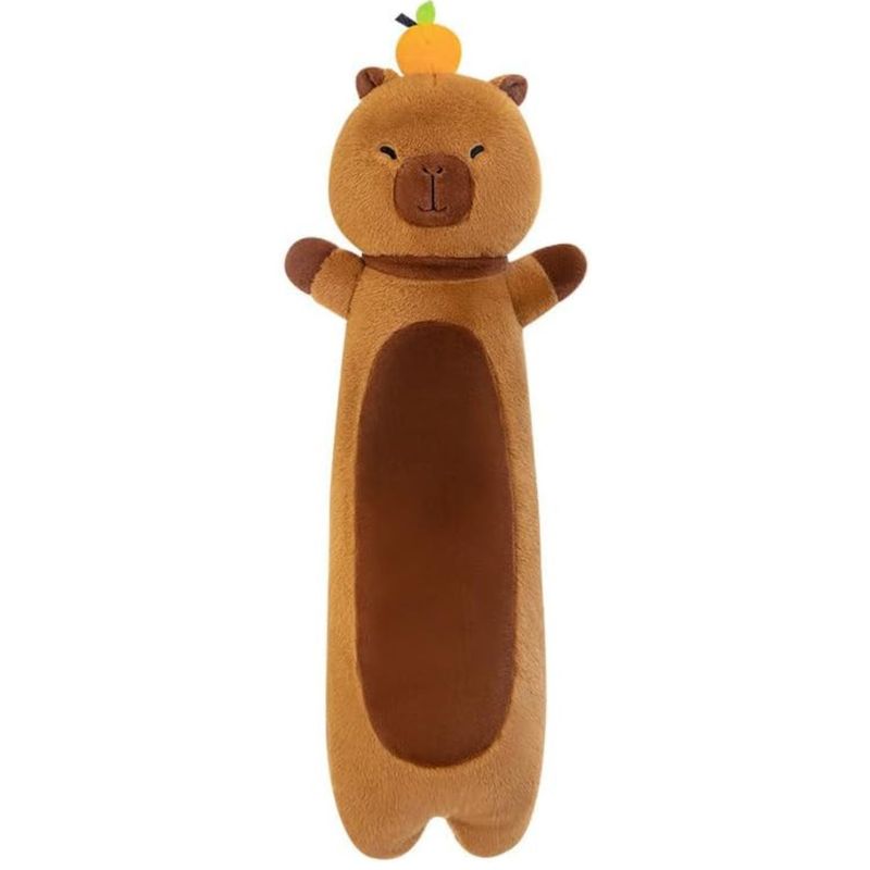 GENERICO - Peluche Almohada Alargado De Capibara Para Niños Y Adultos