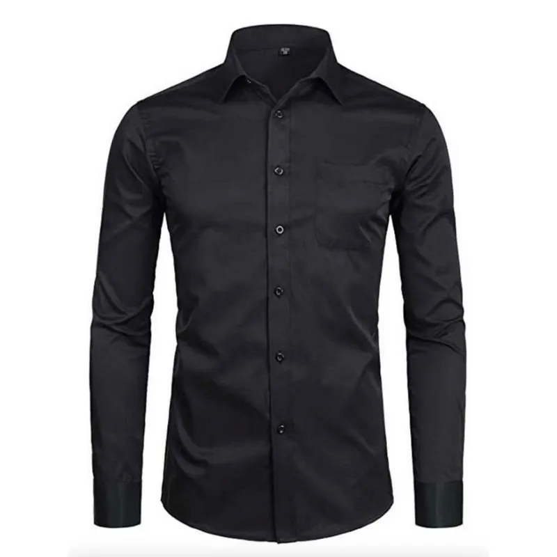 XPRESS RECHARGE - Camisa lisa para hombre de color solido top venta