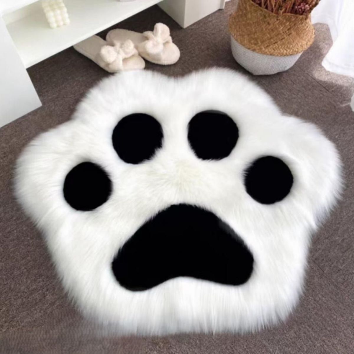 GENERICO - ALFOMBRA DE FELPA SUAVE PELUDA CÁLIDA  DISEÑO ANIMALISTA