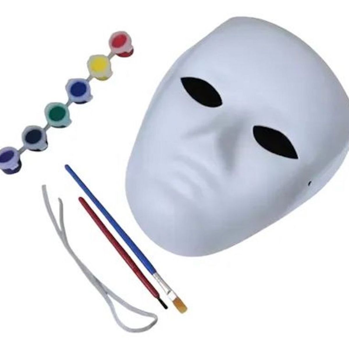 GENERICO - Mascara Para Pintar Antifaz Manualidades Pinturas Niños