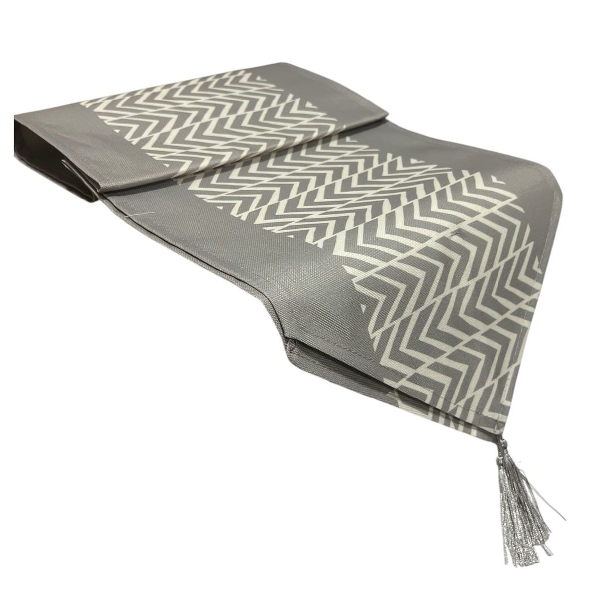 OEM - Mantel Camino De Mesa Tela Gris Diseño 180x38cm
