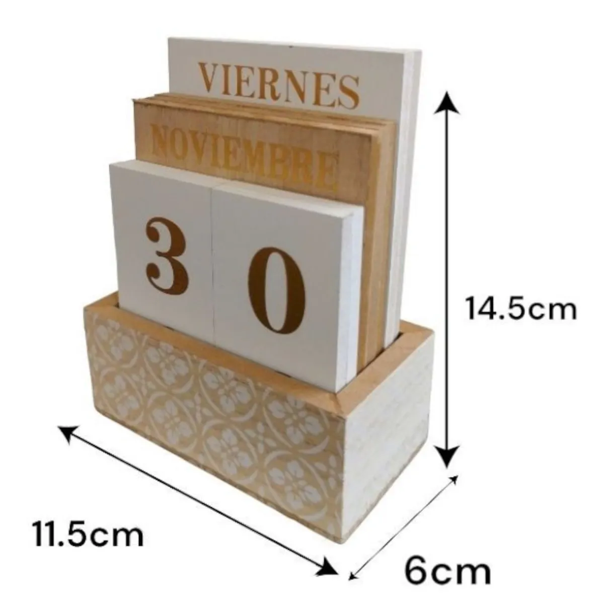 OEM - Adorno Calendario Decorativo Oficina Fecha Dinamico 9pcs