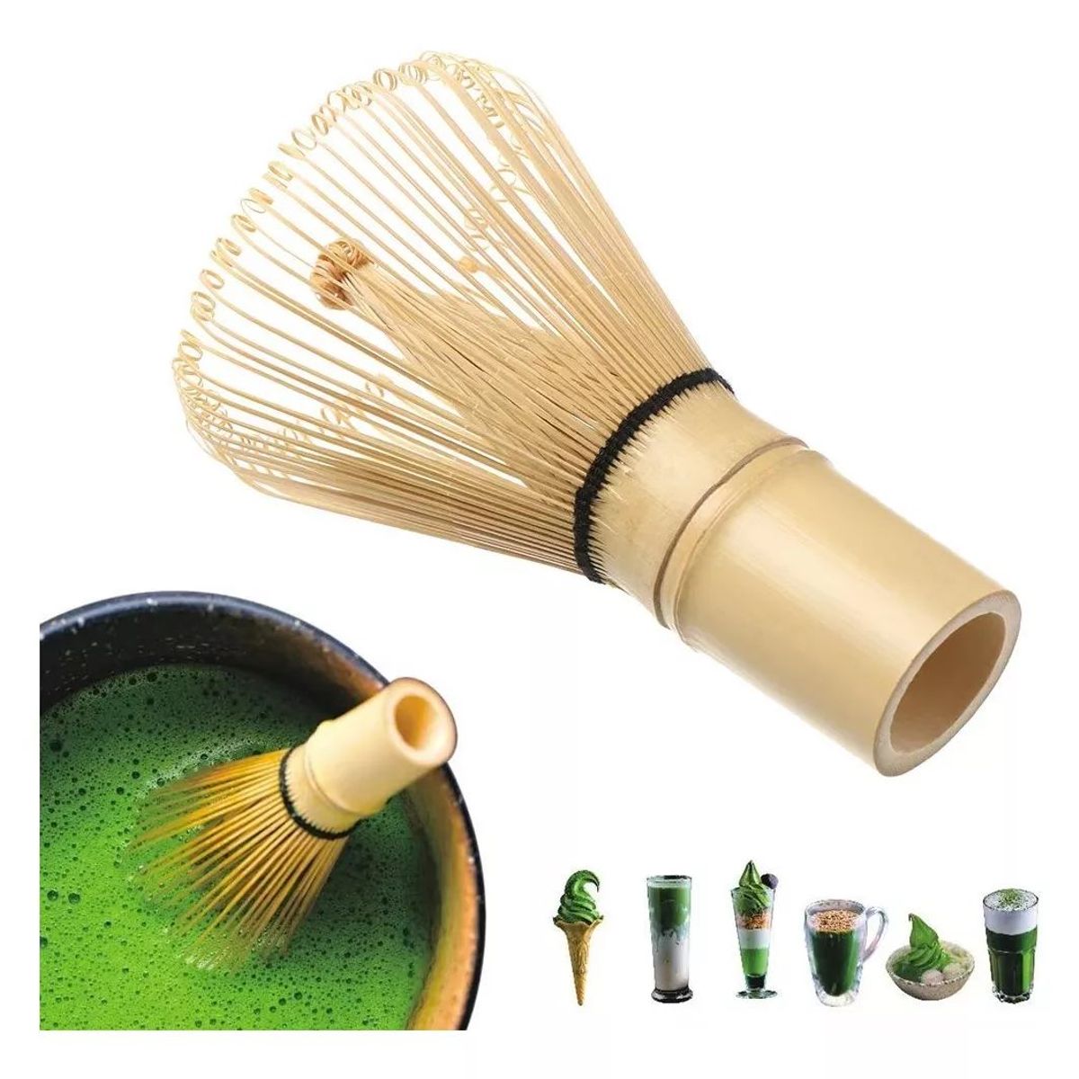 OEM - Batidor De Bambu Para Tea Matcha