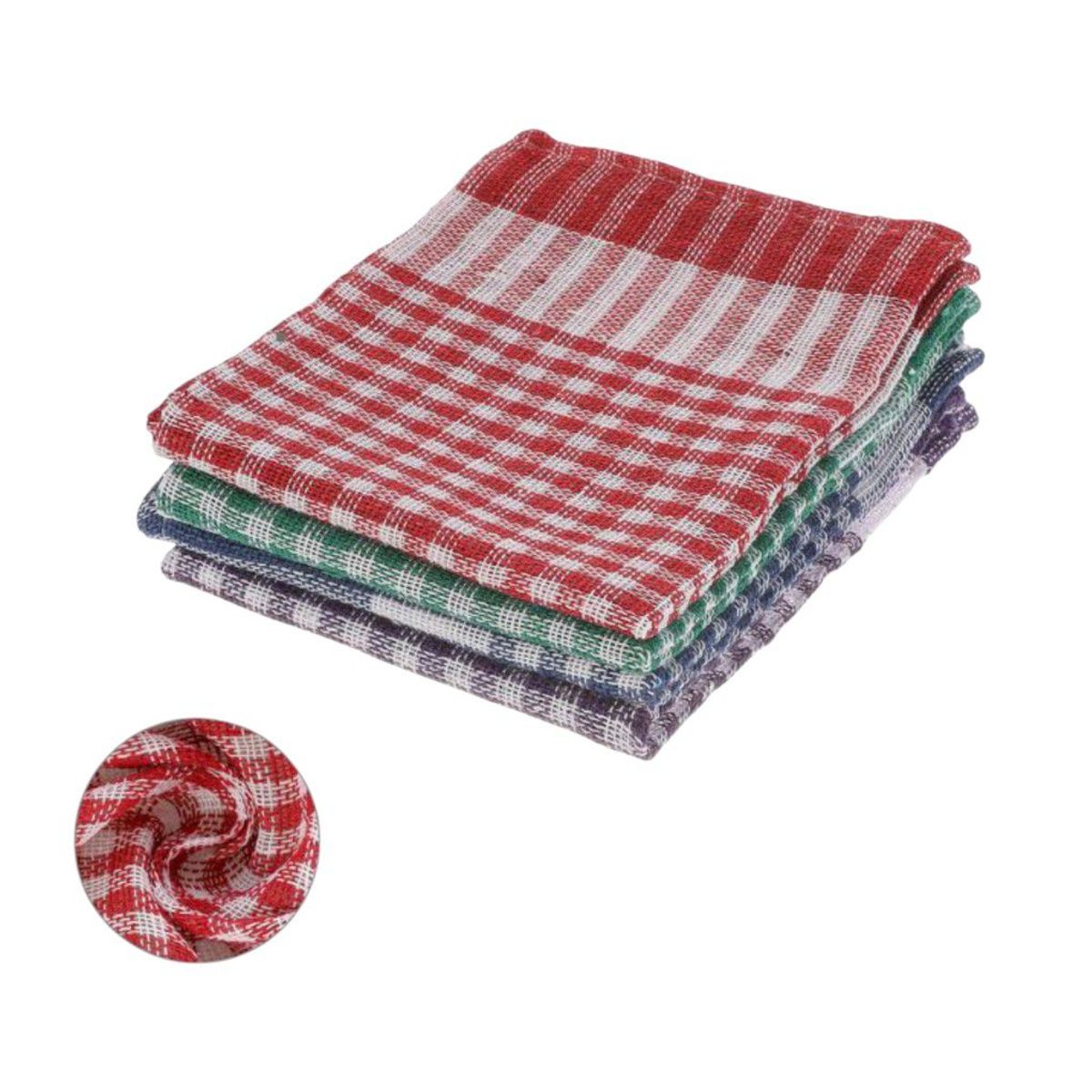 OEM - Pack De 12 Paños Cocina Algodon Grueso Sin Fleco 30x40cm