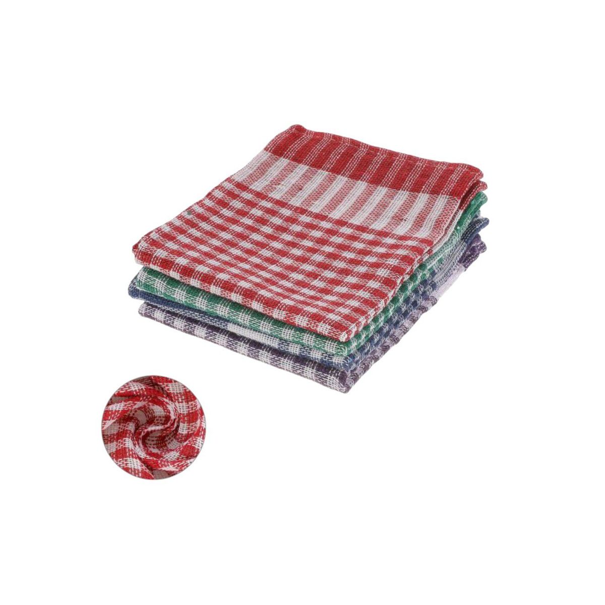 OEM - Pack De 12 Paños Cocina Algodon Grueso Sin Fleco 30x40cm