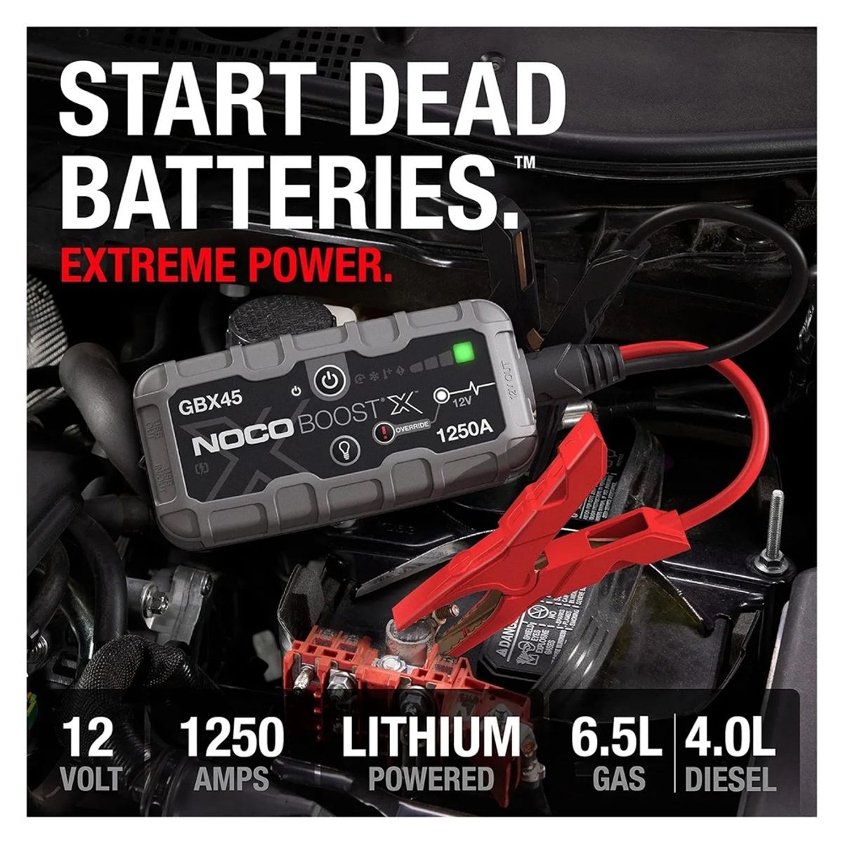 GENERICO - Partidor Bateria Auto Noco® Boost X Gbx45 1250a Profesional