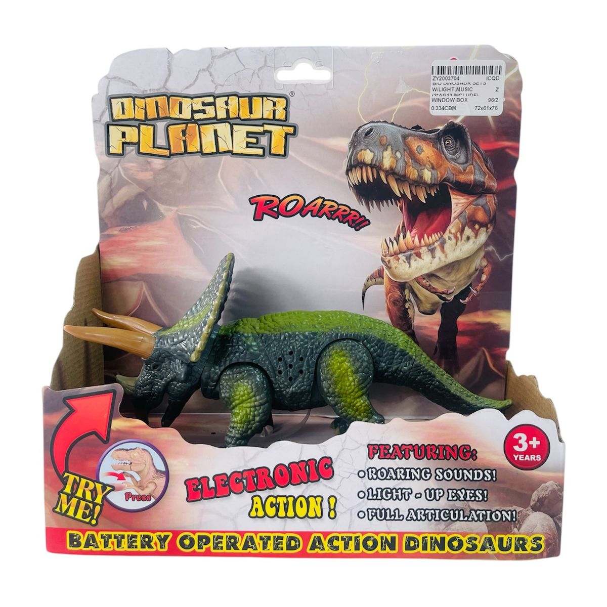 TOYNG - Juguete Dinosaurio B/O con Luces y Sonido 2 - Toyng