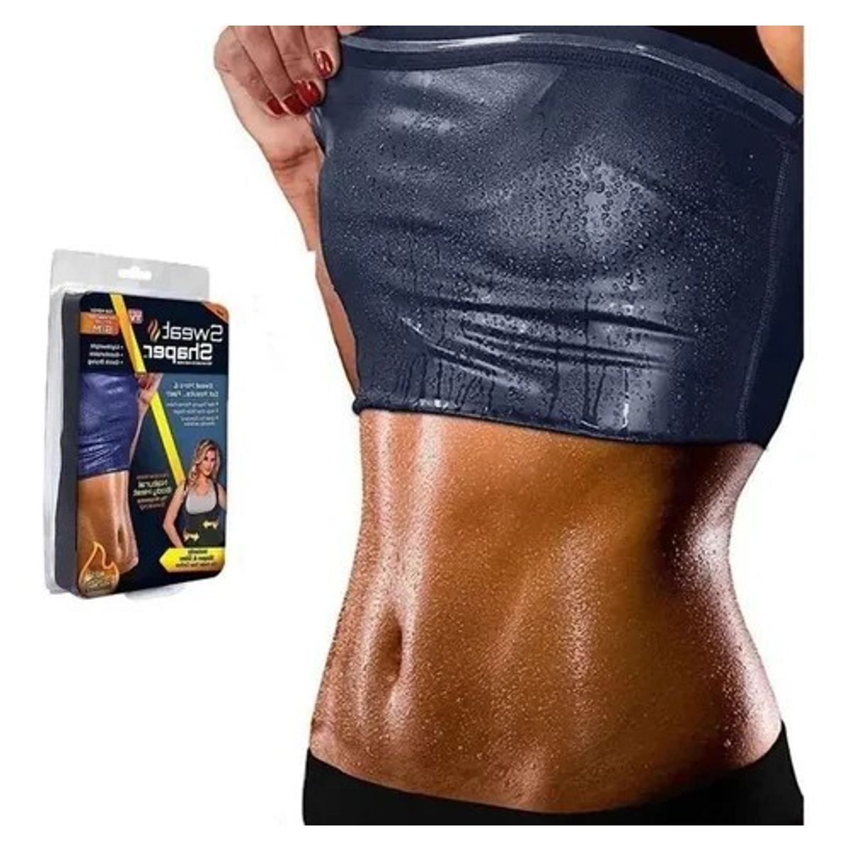 MOVI - Sweat Shaper  Mujer Reduce tonifica y moldea tu abdomen
