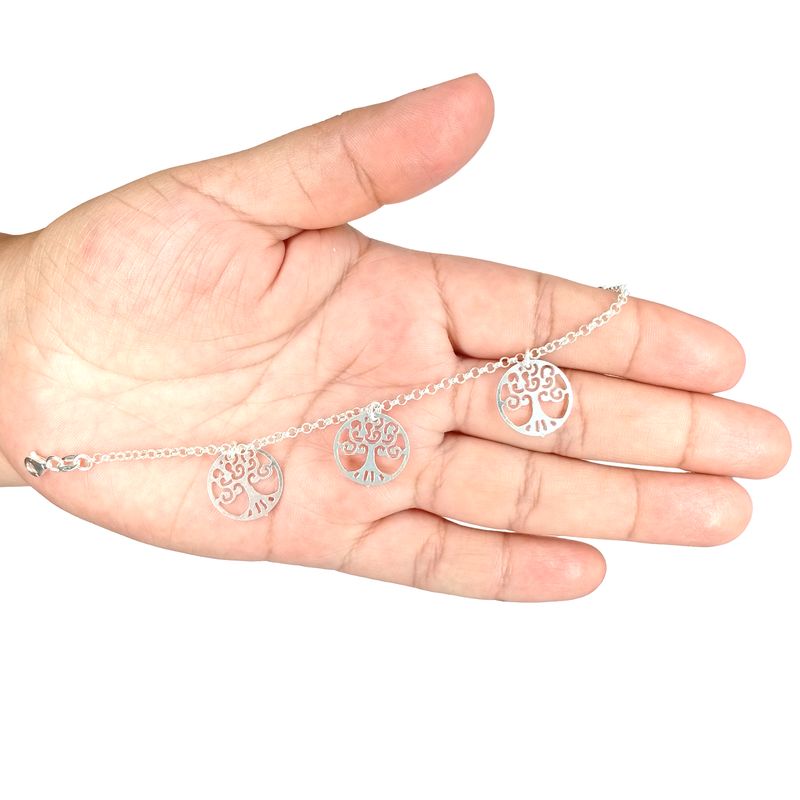 GENERICO - Pulsera Árbol de la Vida de Plata Conéctate con la Sabiduría Ancestral