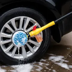 MOVI - Kit Cepillo Lavado Giratorio Automático 100 cm Vehículos