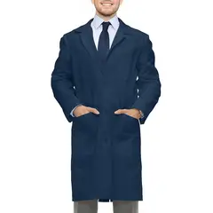 UNIFORMA - Cotona hombre blanco Industrial Institucional escolar Azul Marino