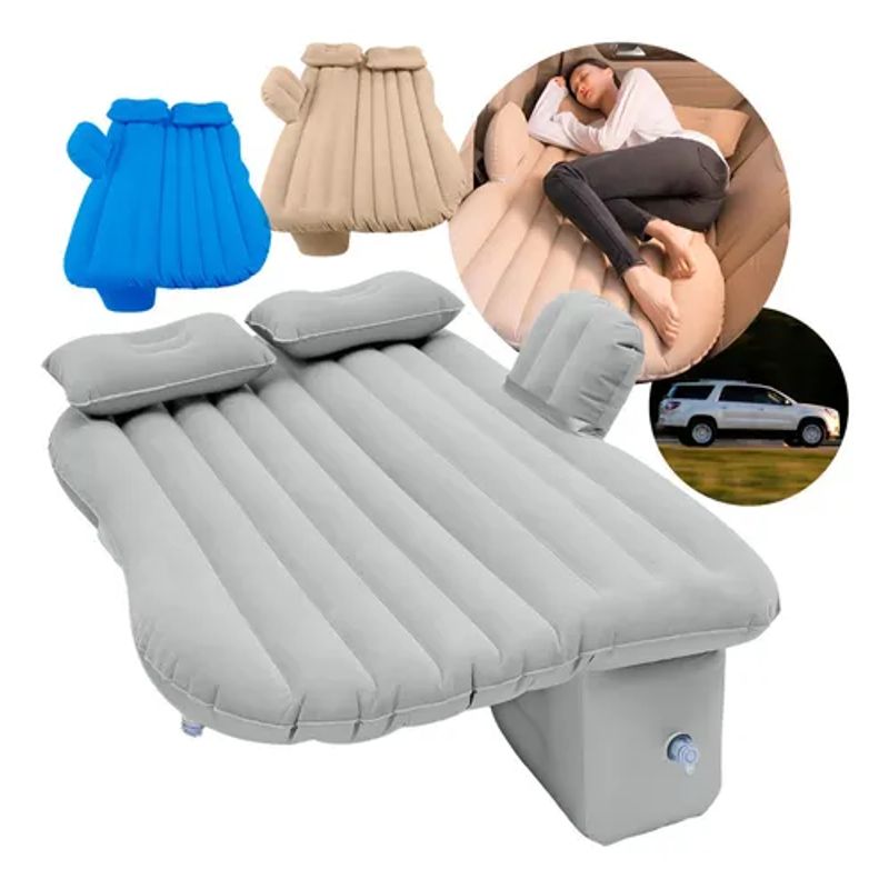 MOVI - Colchón Inflable para Autos con Almohadas e Inflador