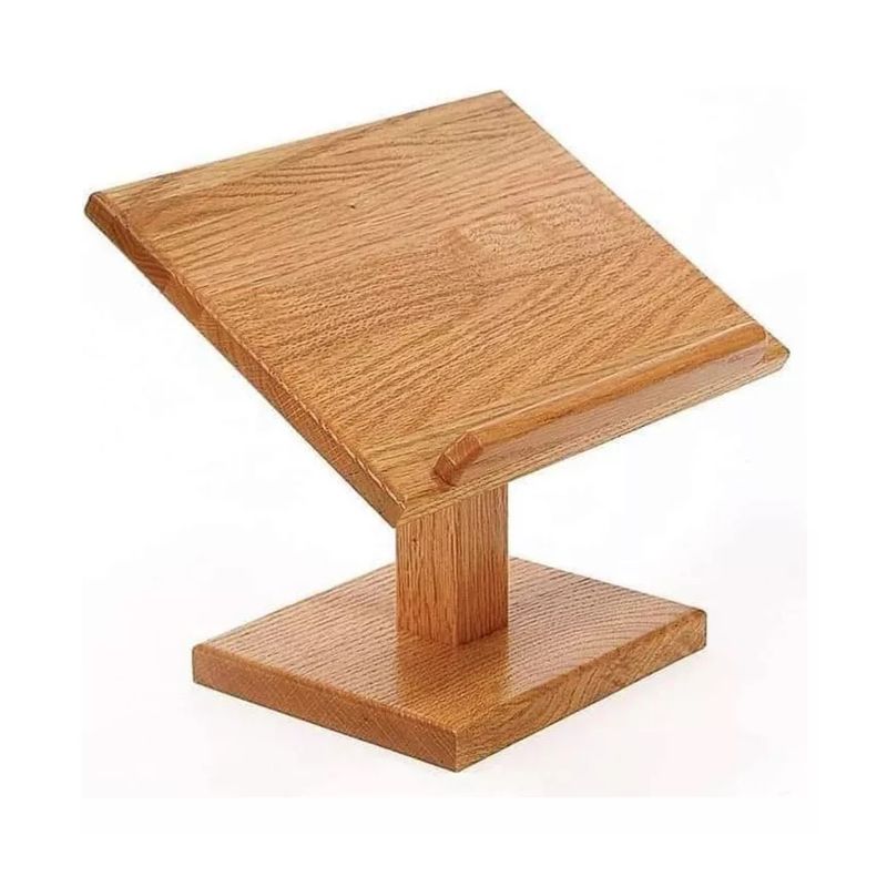 GENERICO - Pedestal Atril Madera Para Libro Lectura