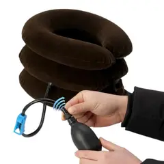 MOVI - Almohada Ortopédica Inflable Cuello Viaje Ergonómica