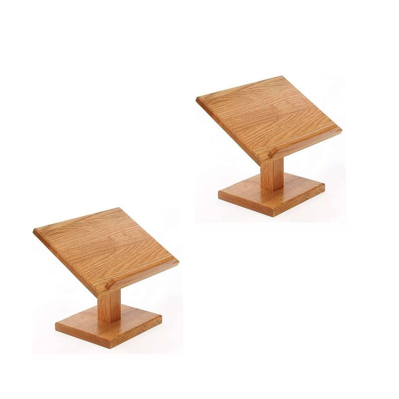 GENERICO - 2 unidades Pedestal Atril Madera Para Libro Lectura