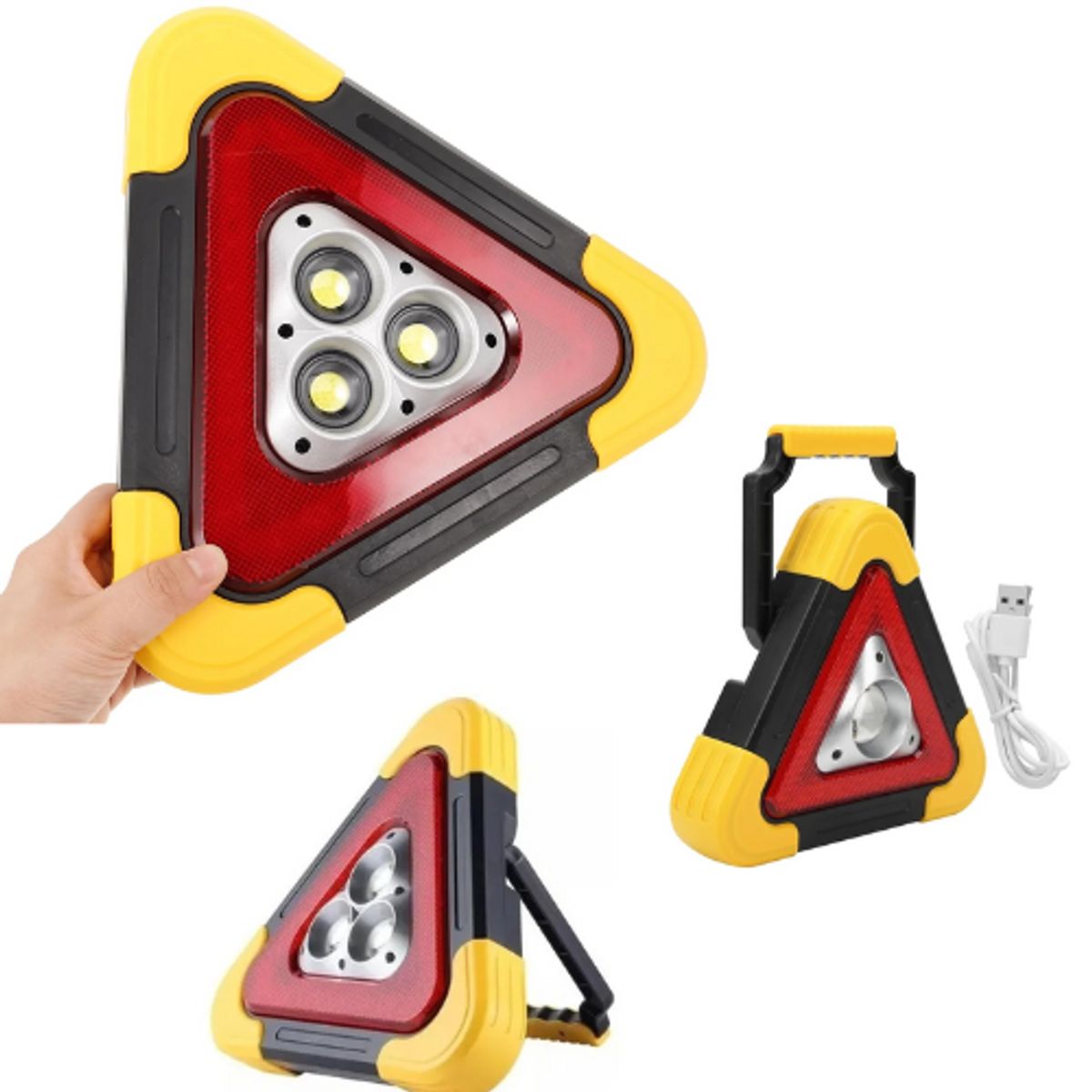 MOVI - Triángulo de Emergencia Recargable y con panel Solar