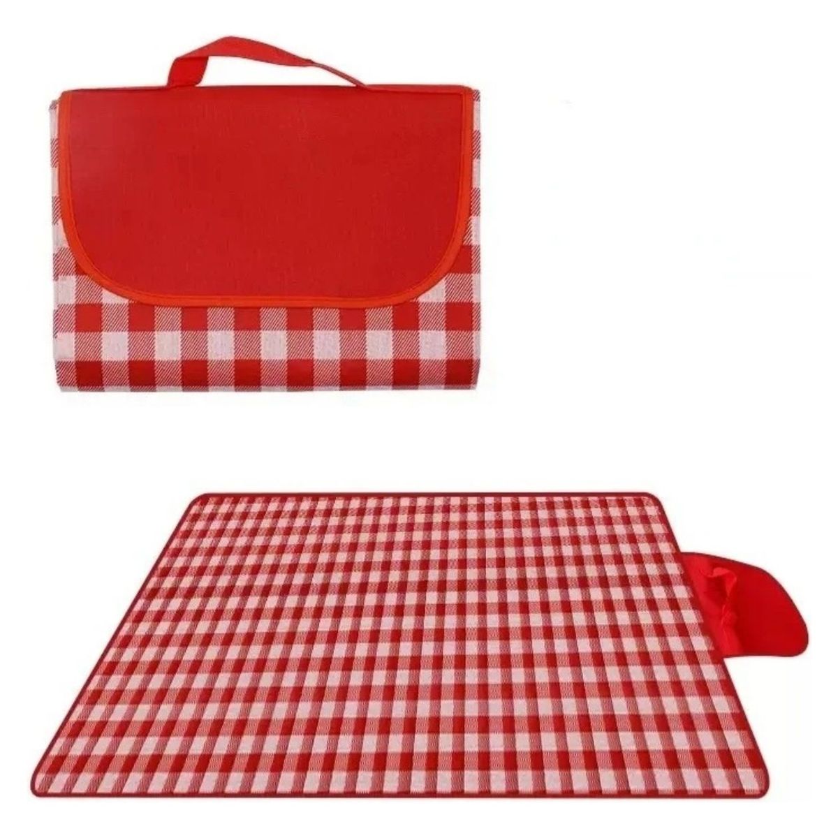 GENERICO - Manta Roja Impermeable Para Picnic Camping