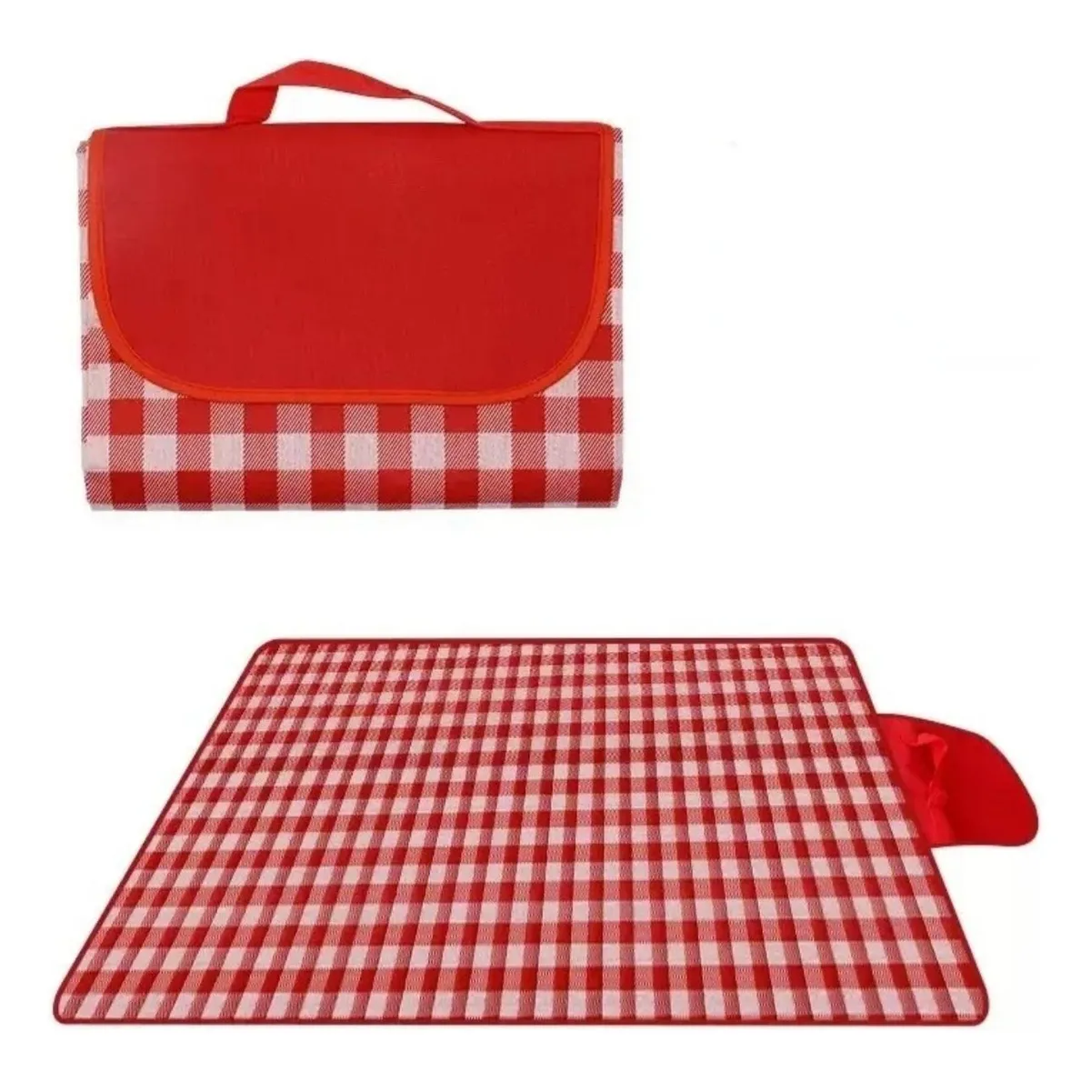 GENERICO - Manta Roja Impermeable Para Picnic Camping